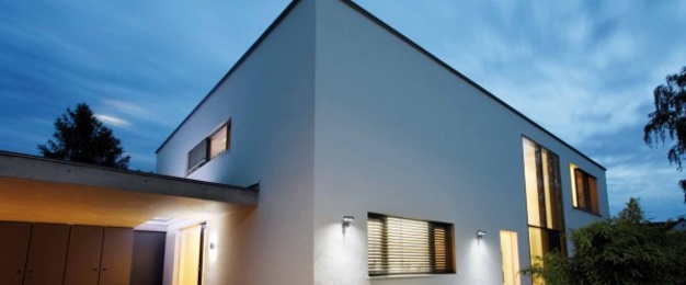 Außen­beleuchtung bei JK Elektrotechnik in Calden