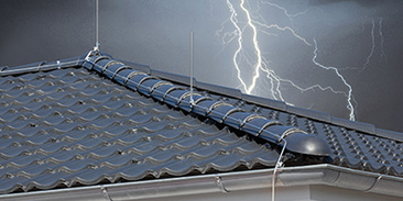 Äußerer Blitzschutz bei JK Elektrotechnik in Calden