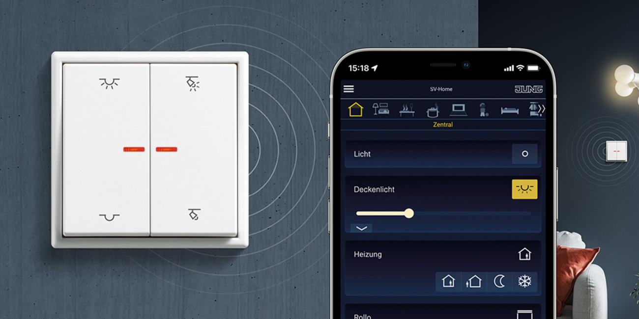 KNX RF Taster bei JK Elektrotechnik in Calden